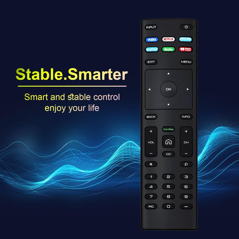 AULCMEET جهاز تحكم عن بعد بديل متوافق مع تلفاز VIZIO Watchfree الذكي M507-G1 D32h-G9 PX65-G1 V556-G1 V436-G1 D55-F2f D50-F1 PX75-G1 D40f-F1 M65-F0 D55-F2 P759-G1 D24f-E1 D24h-E1 D32f-E1 D39f-E1 D40f-E1 - Image 5